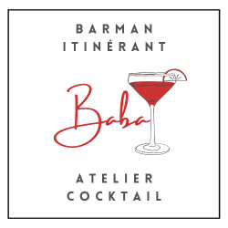 Logo BABA barman itinérant et atelier cocktail